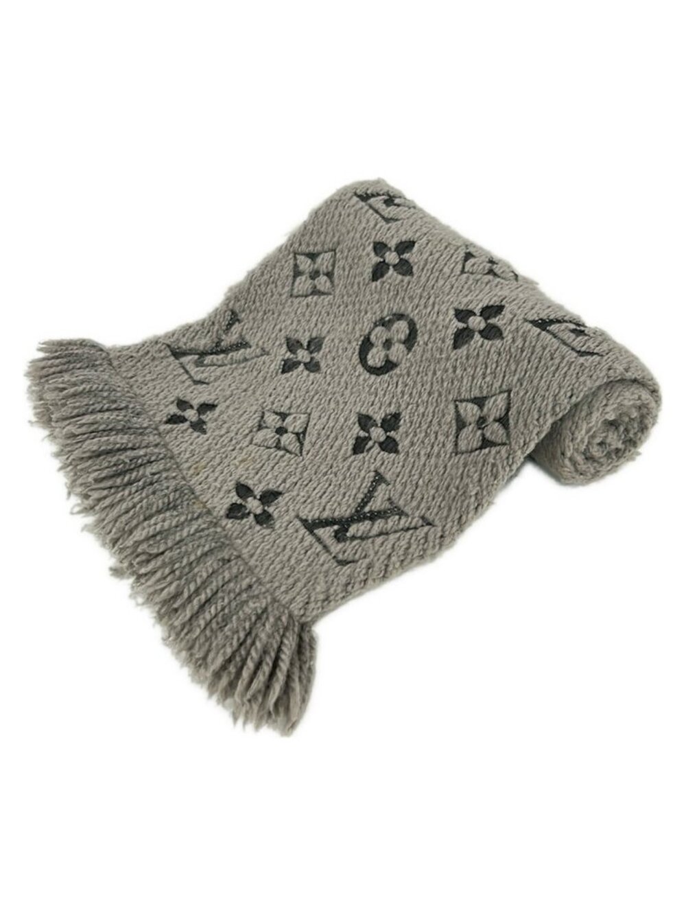Louis Vuitton Scarf Logomania Verone Wool Silk